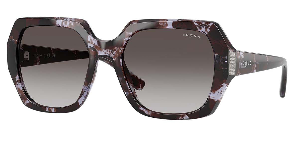 Vogue Eyewear VO5612SB 31788G, Tortoiseshell frame, Gradient Grey lenses