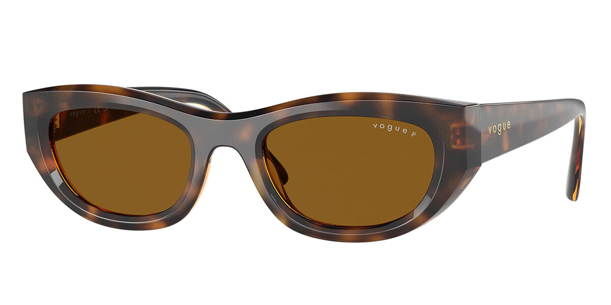 Vogue Eyewear VO5616S Polarized 271883, Tortoiseshell frame, Dark Brown Polarized lenses
