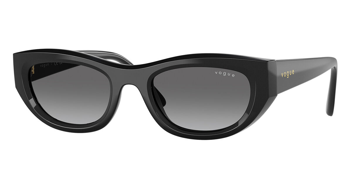 Vogue Eyewear VO5616S W44/11, Black frame, Gradient Grey lenses