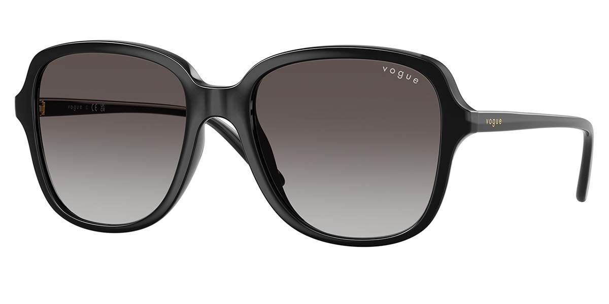 Vogue Eyewear VO5601S W44/8G, Black frame, Gradient Grey lenses