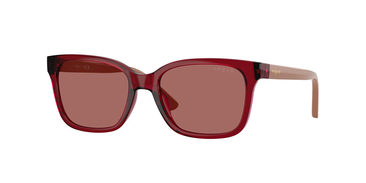 Vogue Eyewear VJ2027 Kids 306669, Red frame, Dark Violet lenses