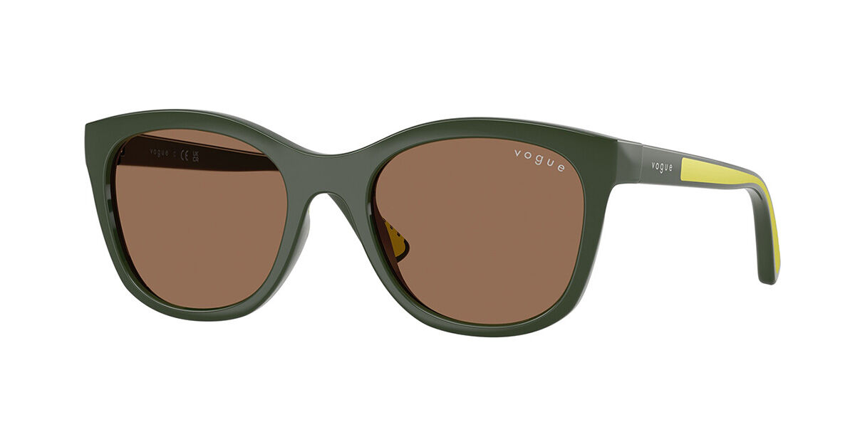 Vogue Eyewear VJ2028 Kids 320873, Green frame, Dark Brown lenses