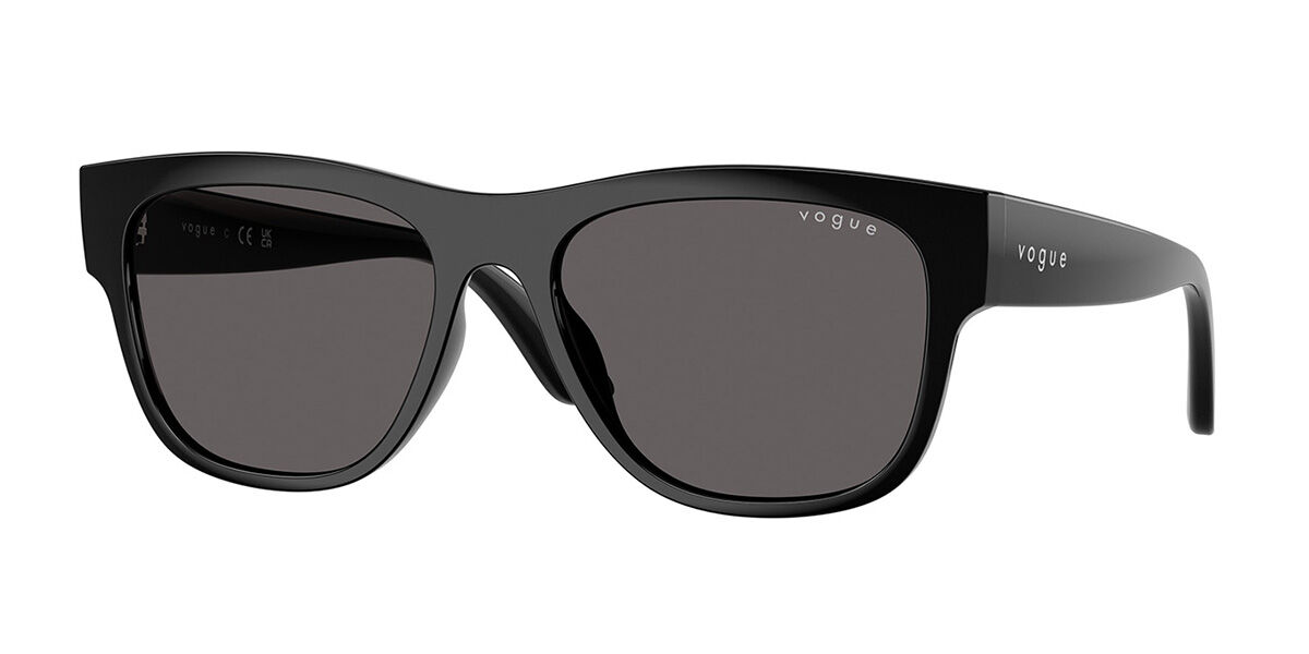 Vogue Eyewear VJ2030 Kids W44/87, Black frame, Smoke Grey lenses