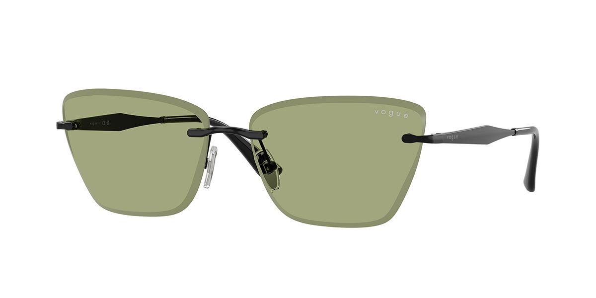 Vogue Eyewear VO4332S 352/82, Black frame, Green lenses