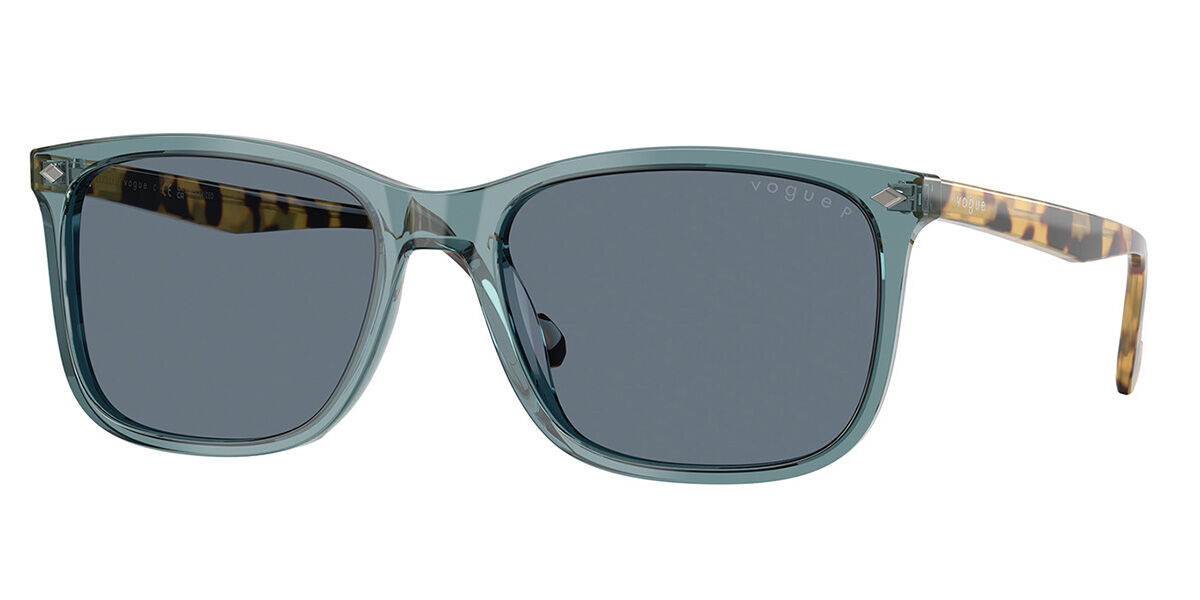 Vogue Eyewear VO5618S Polarized 32034Y, Blue frame, Dark Blue Polarized lenses