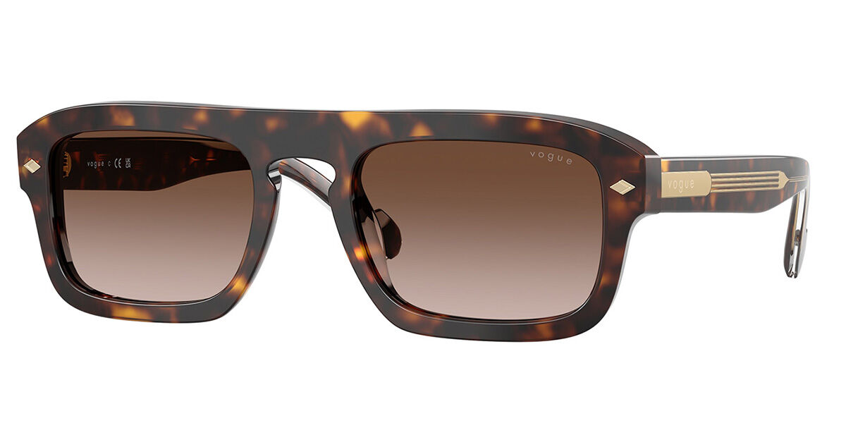 Vogue Eyewear VO5620S W65613, Tortoiseshell frame, Gradient Brown lenses