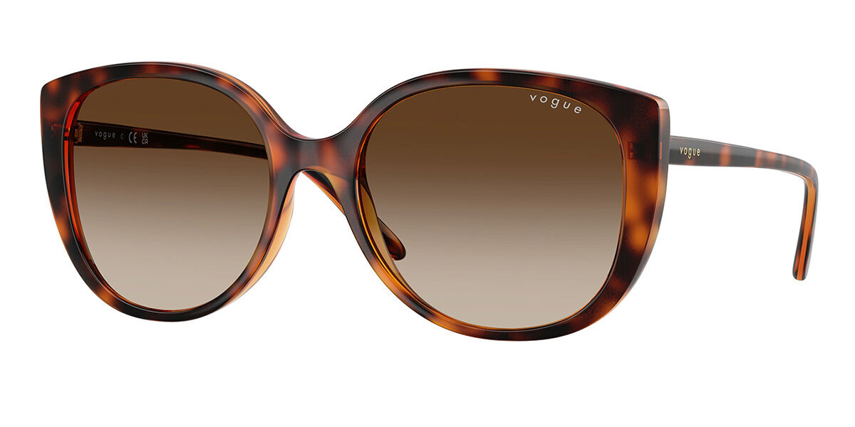 Vogue Eyewear VO5623S W65613, Tortoiseshell frame, Gradient Brown lenses