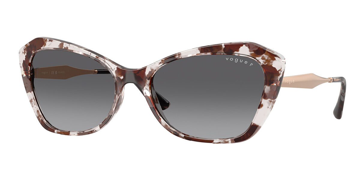 Vogue Eyewear VO5626S Polarized 3218T3, Tortoiseshell frame, Gradient Grey Polarized lenses