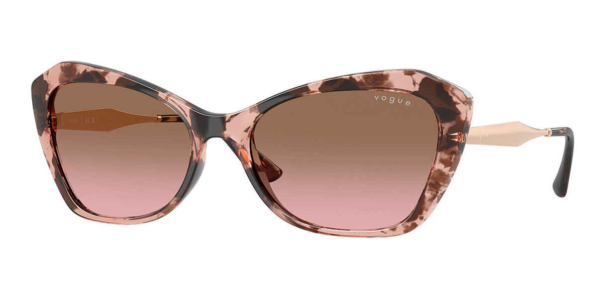 Vogue Eyewear VO5626S 319914, Tortoiseshell frame, Pink/Gradient Brown lenses