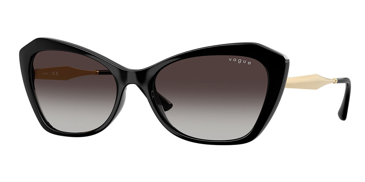 Vogue Eyewear VO5626S W44/8G, Black frame, Gradient Grey lenses