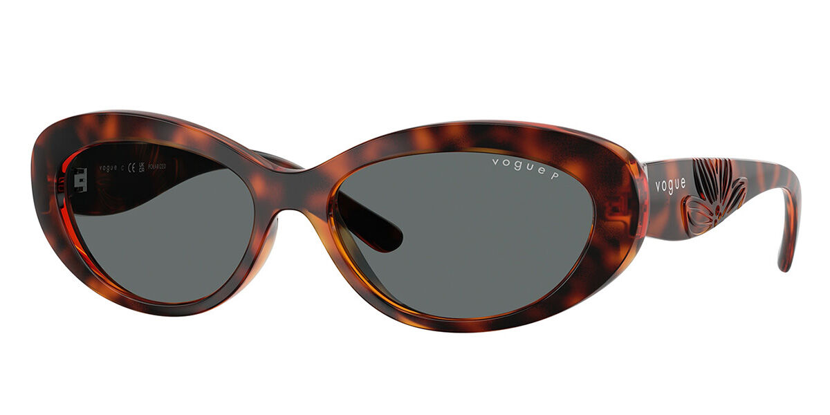 Vogue Eyewear VO5630S Polarized W65681, Tortoiseshell frame, Dark Grey Polarized lenses