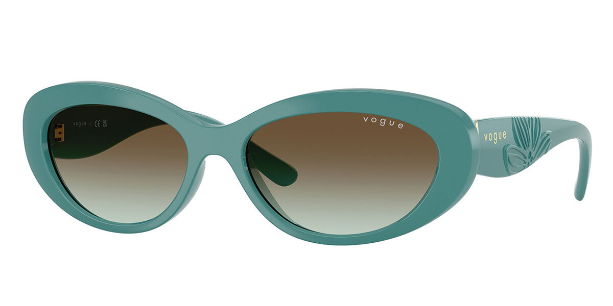 Vogue Eyewear VO5630S 3194E8, Green frame, Green/Gradient Brown lenses