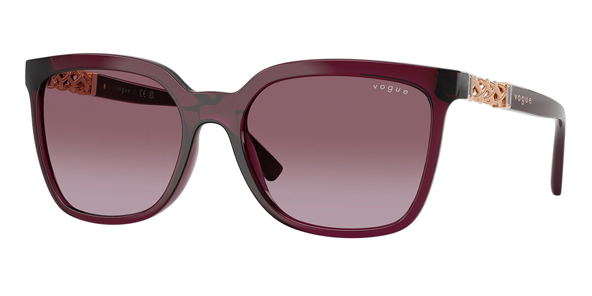 Vogue Eyewear VO5633SB 29898H, Red frame, Gradient Violet lenses