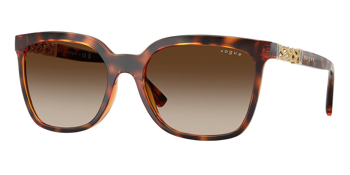 Vogue Eyewear VO5633SB W65613, Tortoiseshell frame, Gradient Brown lenses