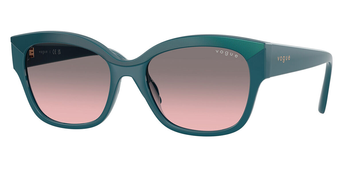 Vogue Eyewear VO5638SU 322246, Blue frame, Grey/Gradient Pink lenses