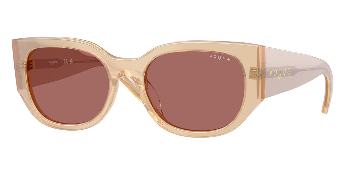 Vogue Eyewear VO5641SU 323469, Brown frame, Dark Violet lenses