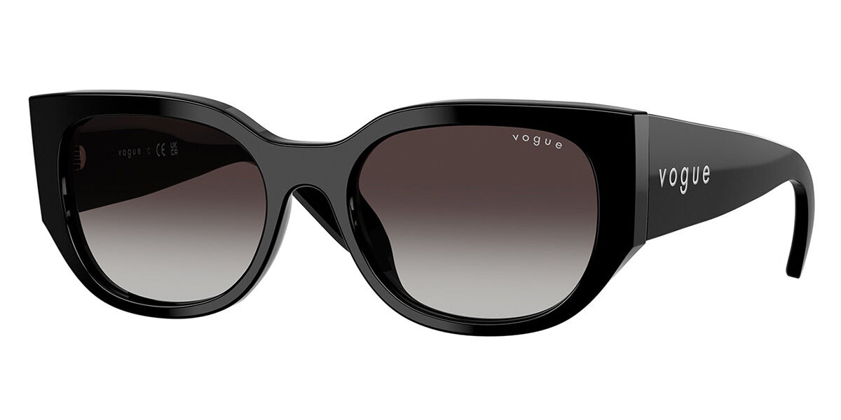 Vogue Eyewear VO5641SU W44/8G, Black frame, Gradient Grey lenses