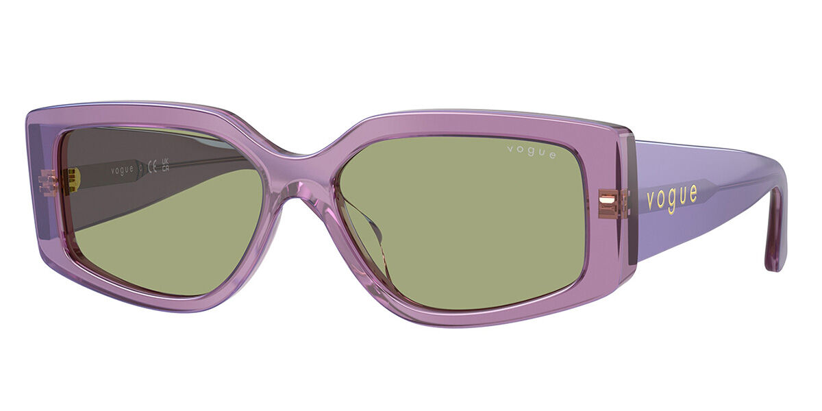 Vogue Eyewear VO5642SU 323682, Purple frame, Green lenses