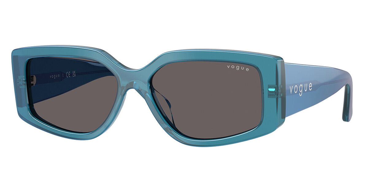 Vogue Eyewear VO5642SU 323787, Blue frame, Smoke Grey lenses