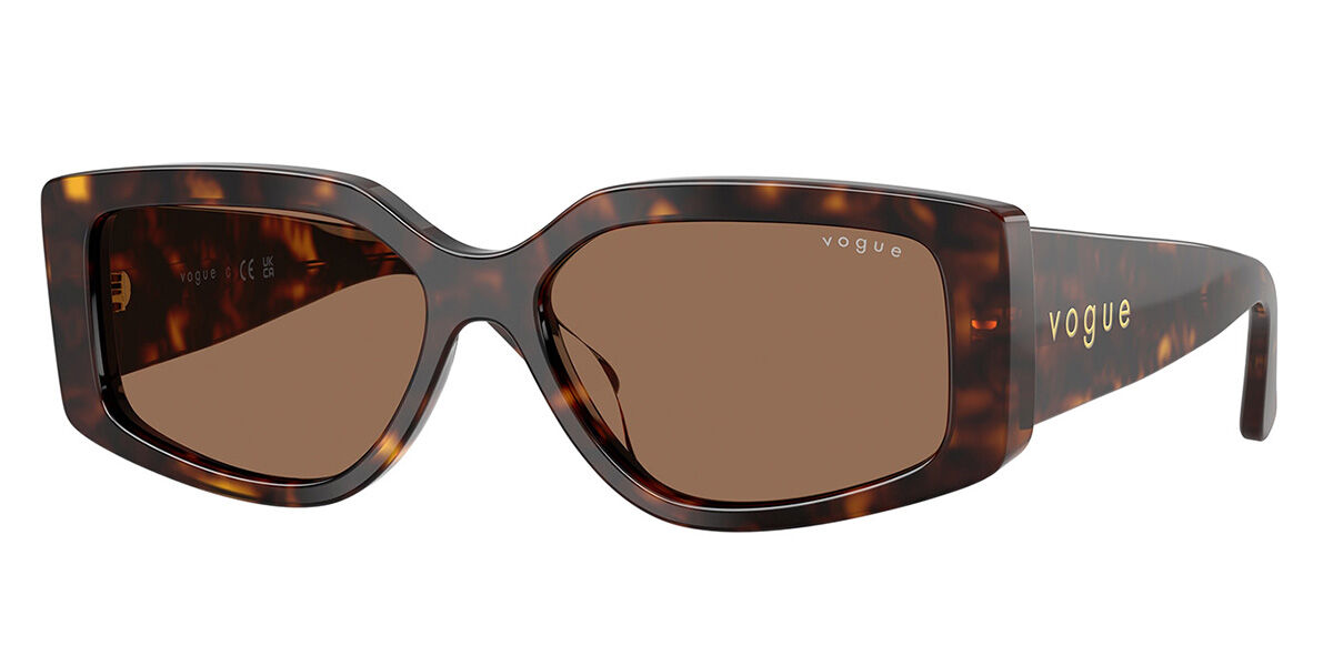 Vogue Eyewear VO5642SU W65673, Tortoiseshell frame, Dark Brown lenses