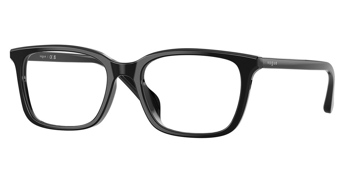 Vogue Eyewear VO5643D Asian Fit W44, Black frame