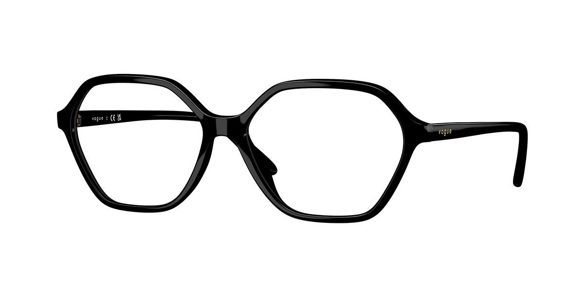 Vogue Eyewear VO5622F Asian Fit W44, Black frame