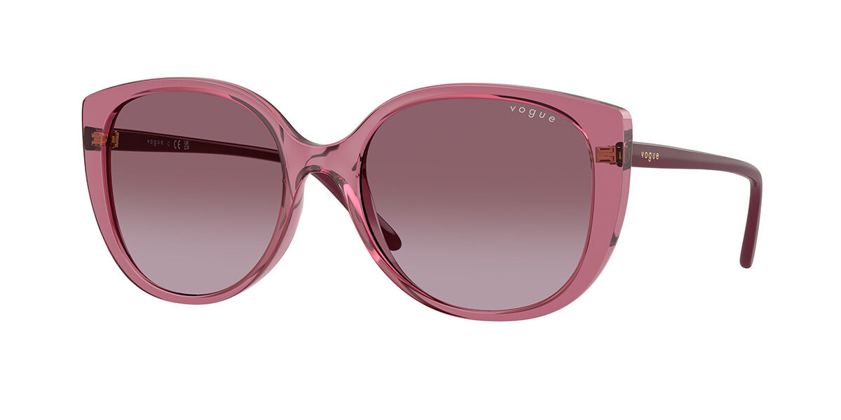 Vogue Eyewear VO5623SF Asian Fit 30658H, Purple frame, Gradient Violet lenses