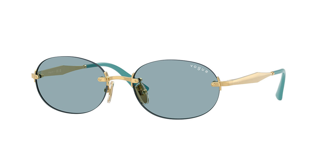 Vogue Eyewear VO4342S 280/80, Gold frame, Blue lenses