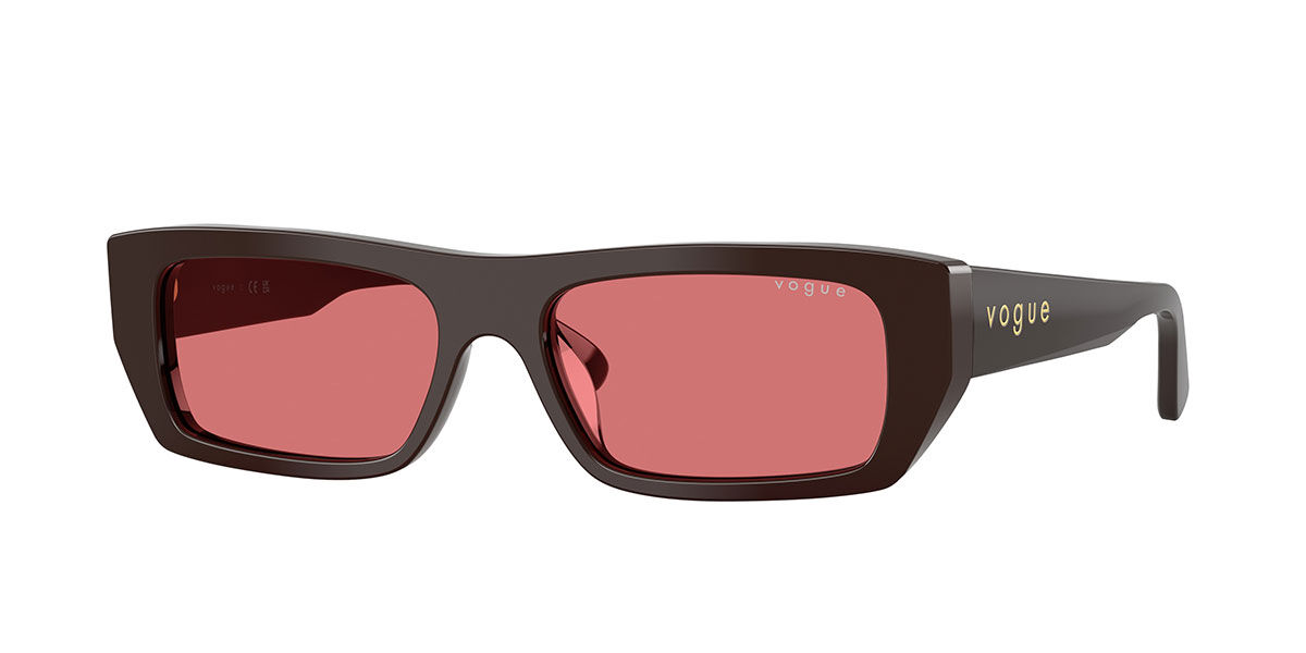 Vogue Eyewear VO5657SU 324275, Brown frame, Red lenses