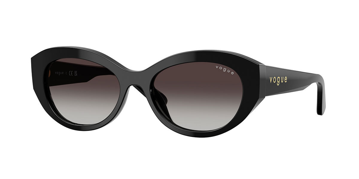 Vogue Eyewear VO5659SU W44/8G, Black frame, Gradient Grey lenses