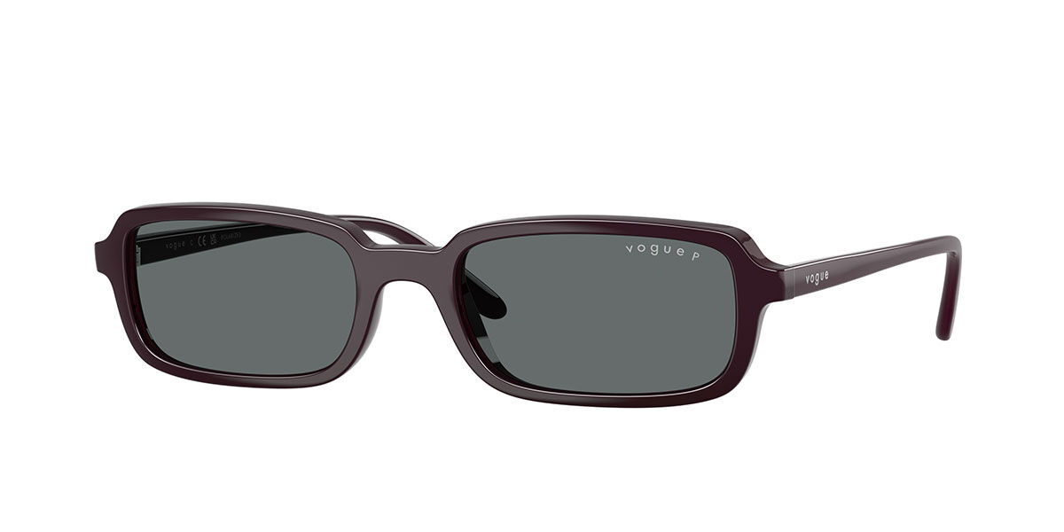 Vogue Eyewear VO5666S Polarized 242681, Purple frame, Dark Grey Polarized lenses