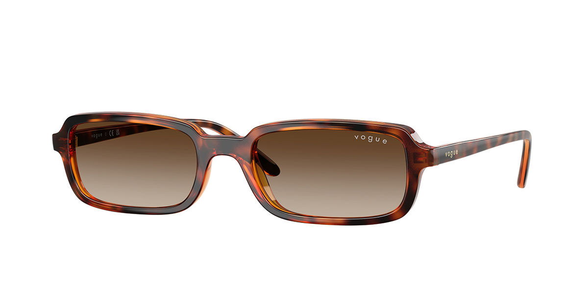 Vogue Eyewear VO5666S W65613, Tortoiseshell frame, Gradient Brown lenses