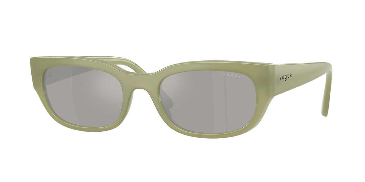 Vogue Eyewear VO5669S 32546G, Green frame, Light Grey/Silver Mirror lenses