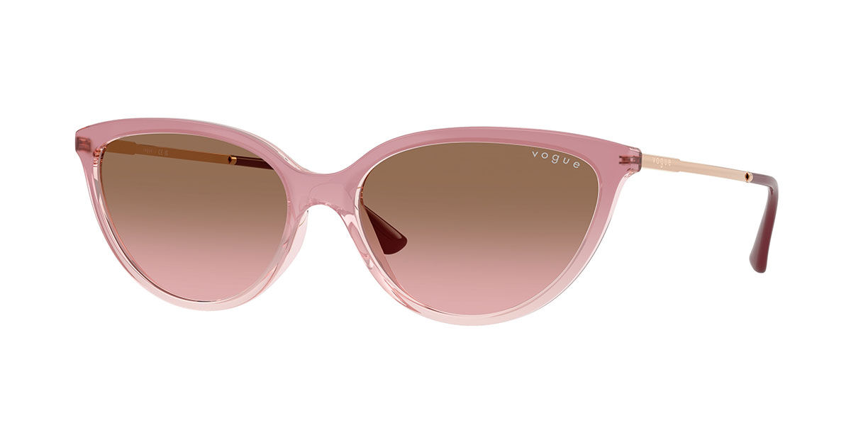 Vogue Eyewear VO5672S 325814, Pink frame, Pink Gradient Brown lenses