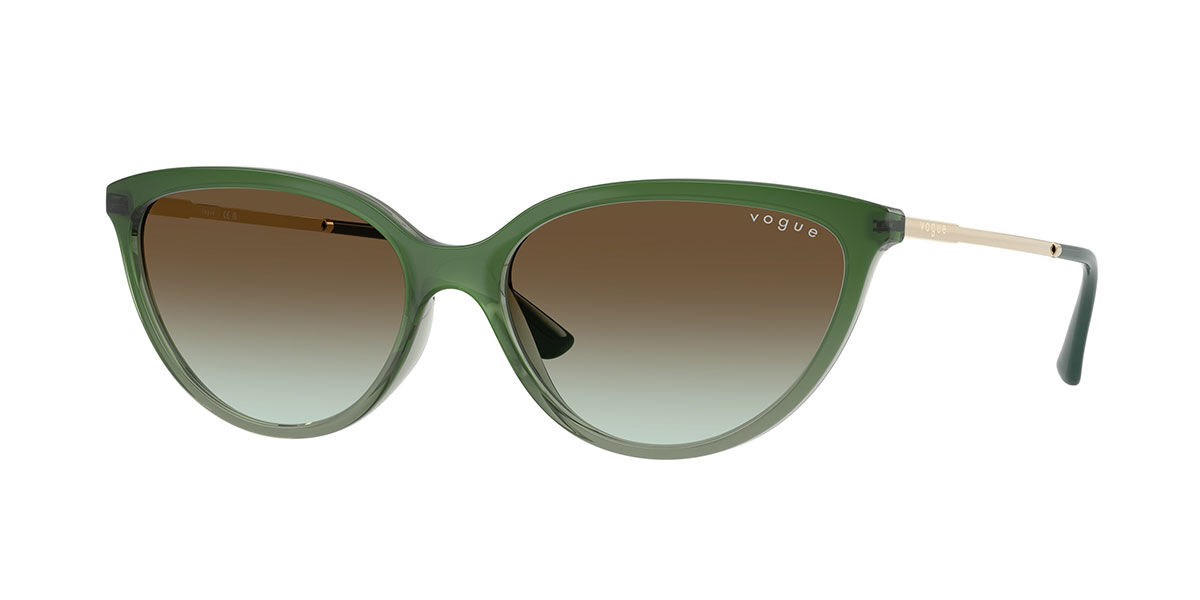 Vogue Eyewear VO5672S 3259E8, Green frame, Gradient Green lenses