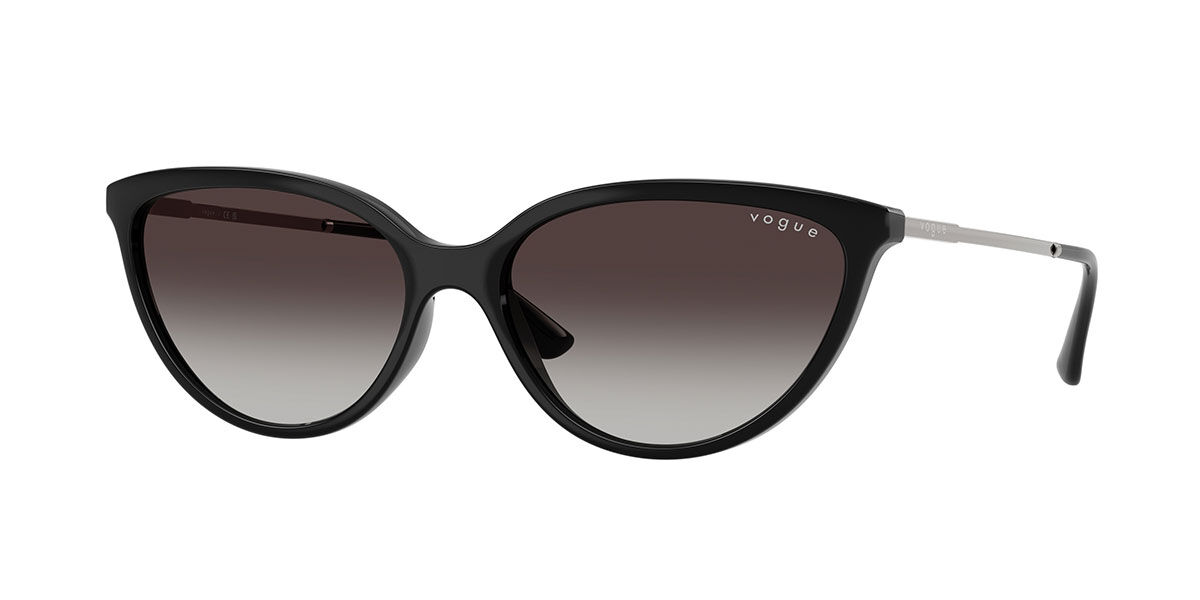 Vogue Eyewear VO5672S W44/8G, Black frame, Gradient Grey lenses