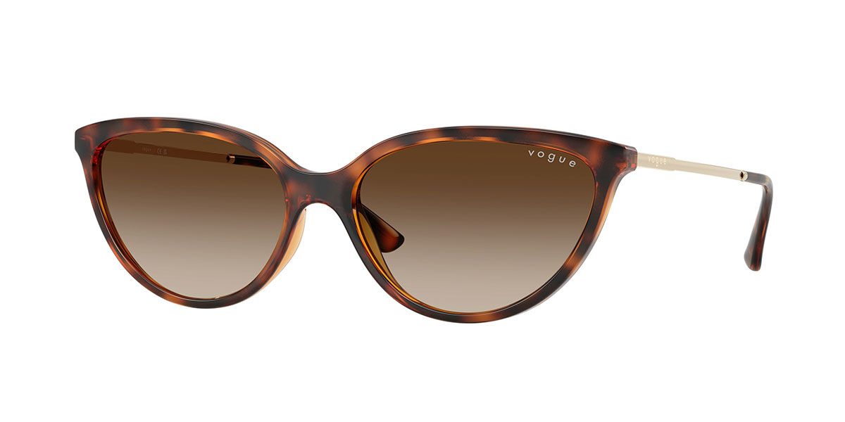Vogue Eyewear VO5672S W65613, Tortoiseshell frame, Gradient Brown lenses