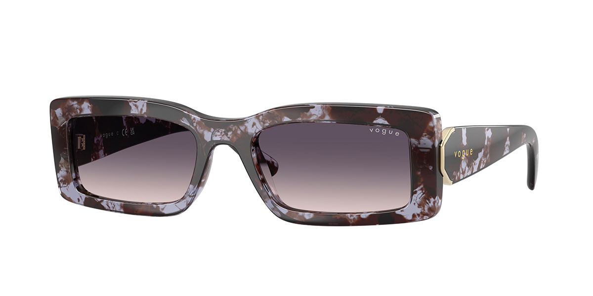Vogue Eyewear VO5674S 317836, Tortoiseshell frame, Dark Grey Gradient Pink lenses