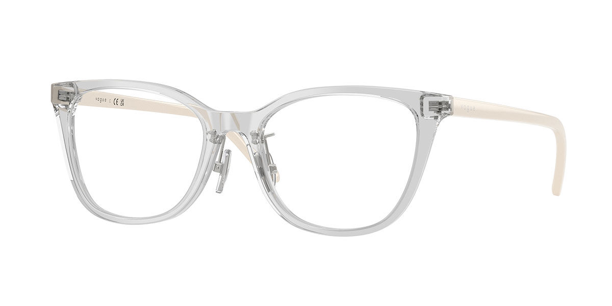 Vogue Eyewear VO5685D Asian Fit 3251, Clear frame