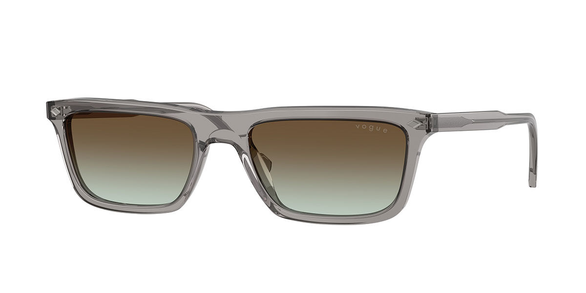 Vogue Eyewear VO5687S 2820E8, Grey frame, Green/Gradient Brown lenses
