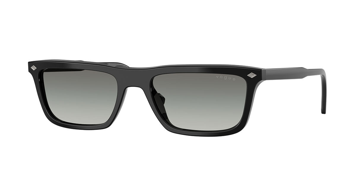 Vogue Eyewear VO5687S W44/11, Black frame, Gradient Grey lenses