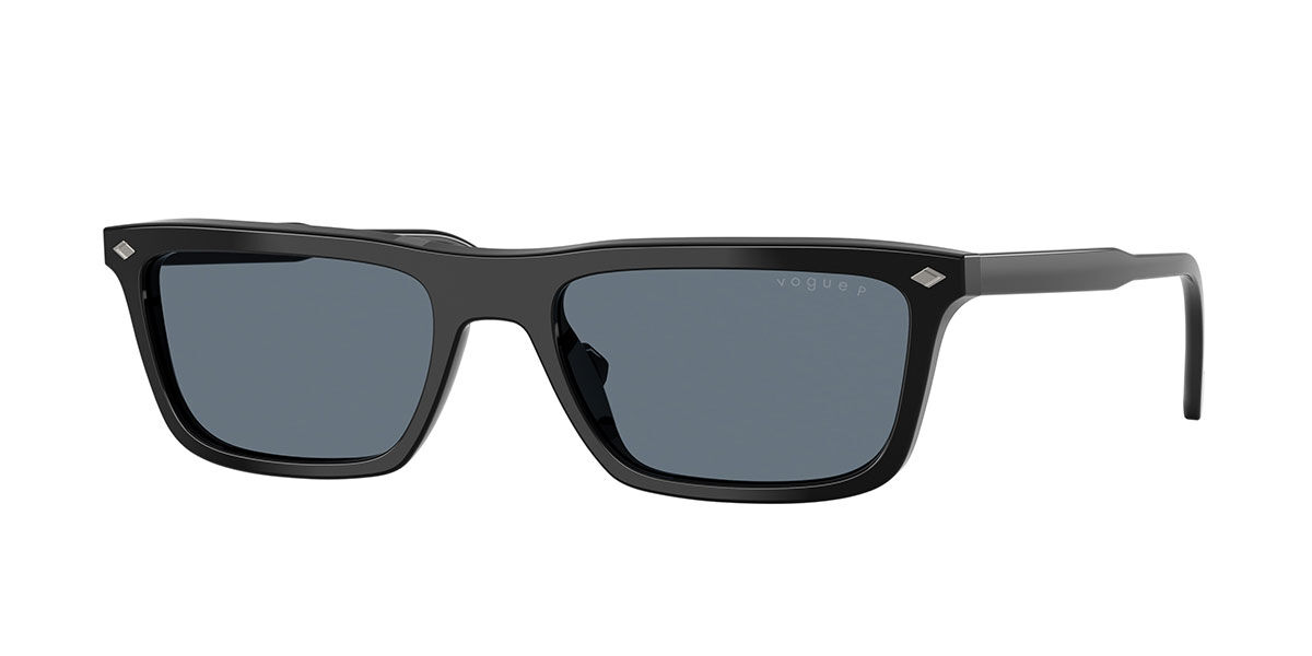 Vogue Eyewear VO5687S W44/4Y, Black frame, Blue Mirror Silver lenses