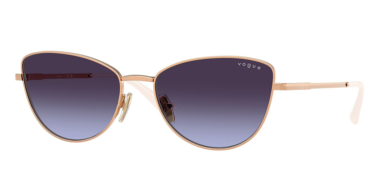 Vogue Eyewear VO4324S 51524Q, Gold frame, Violet Gradient Grey lenses