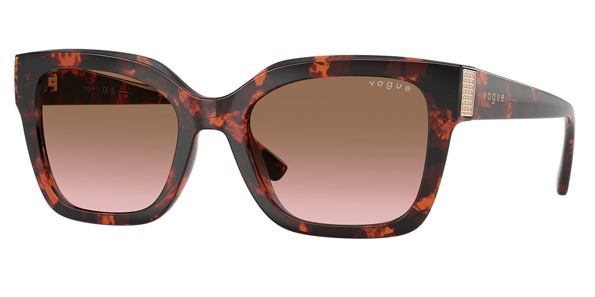 Vogue Eyewear VO5613SB 318014, Tortoiseshell frame, Pink Gradient Brown lenses