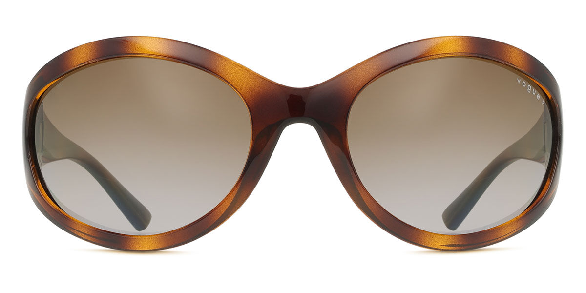 Vogue Eyewear VO5606S Polarized W656T5, Tortoiseshell frame, Gradient Brown Polarized lenses