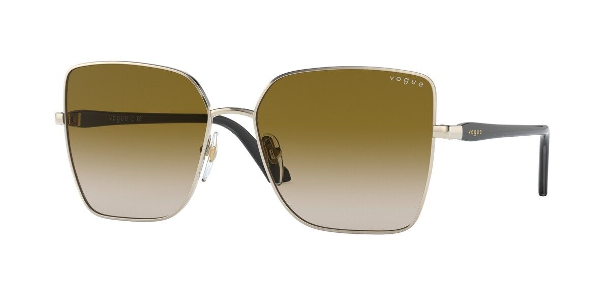 Vogue Eyewear VO4199S 848/6K, Gold frame, Gradient Brown lenses