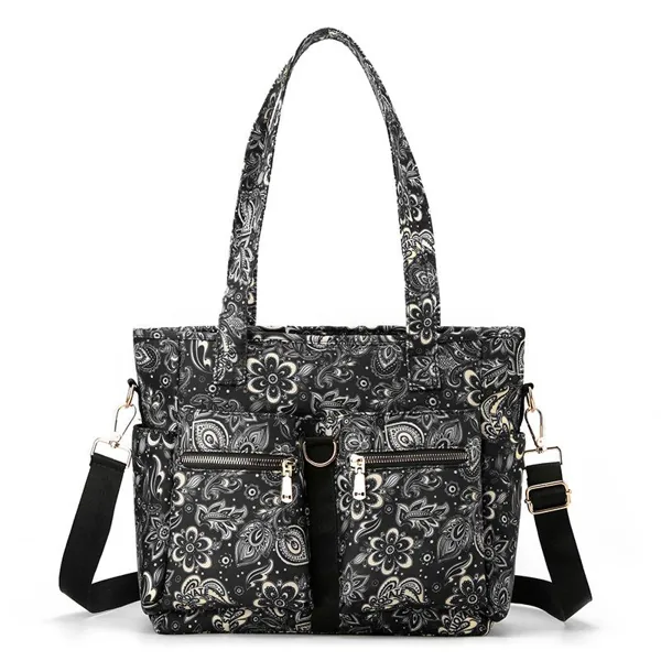 Women s Printed Large-capacity Portable Shoulder Crossbody Bag Mom Travel Bag One size