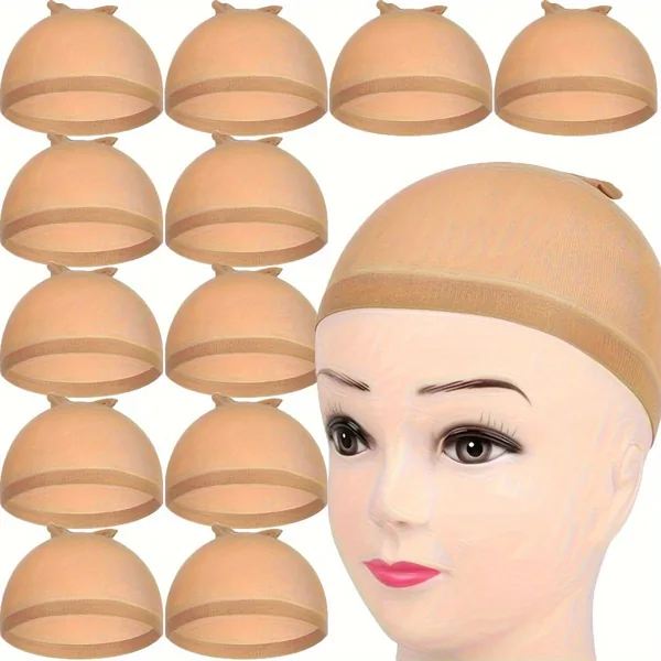 20pcs Wig Cap Stocking Wig Caps Non-Slip Stretchy Nylon Wig Caps For Women Soft And Breathable…