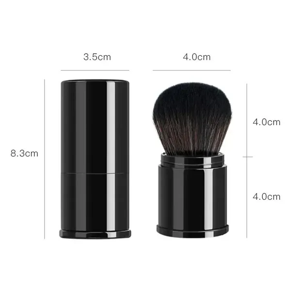 Quality Portable Mini Retractable Blush Brush Soft Loose Powder Foundation Makeup Brush Multi…
