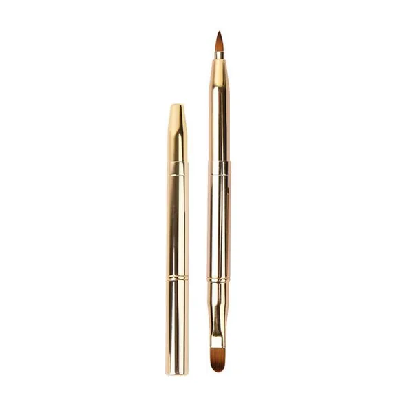 Retractable Lip Makeup Brush Lipstick Lip Gloss Brush Telescopic Dual Use Lip Eyeshadow Brush…